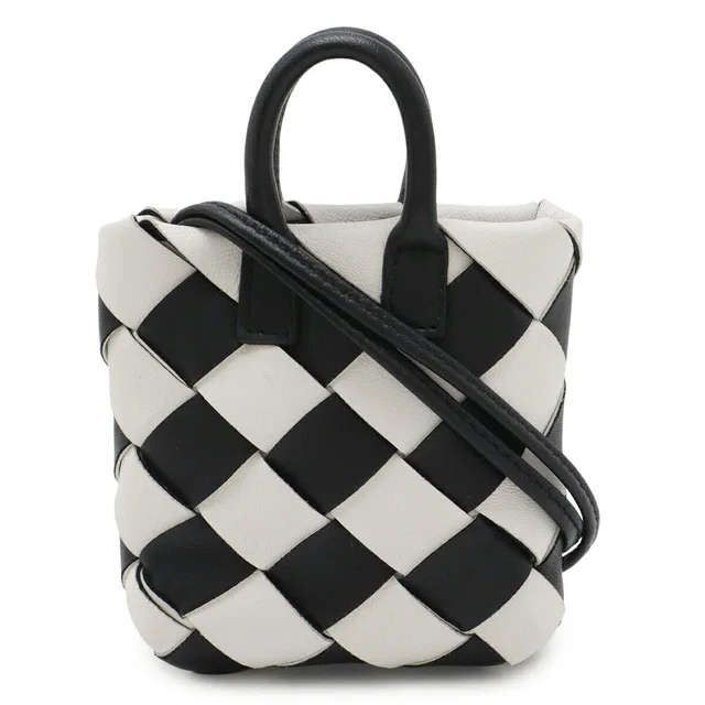Bottega Veneta Leather Mini Bag Keyring in Leather from LuxUness