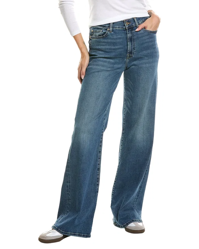 7 For All Mankind Lotta Felicity Wide Leg Jean, image 1 of 1 from Rue La La