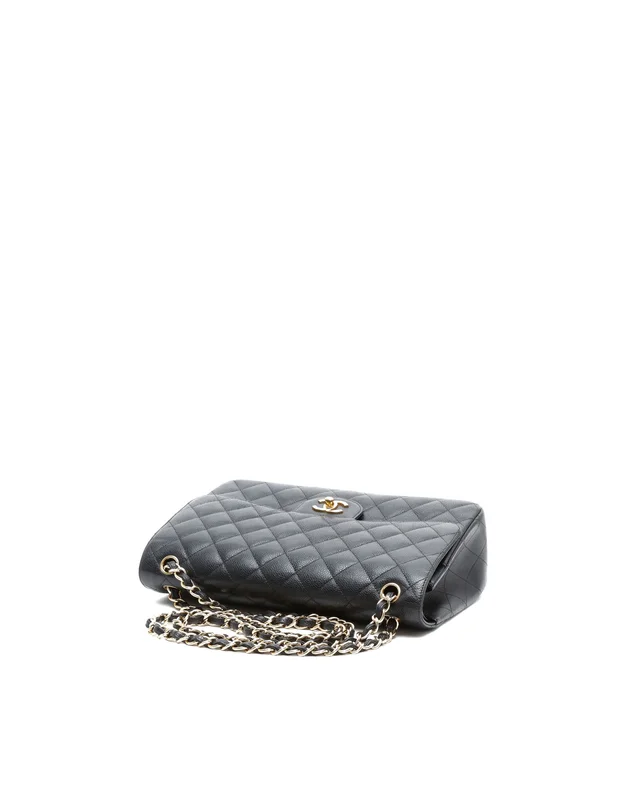 Chanel Classic Caviar Jumbo Double Flap Bag in Caviar leather from A Retro Tale, photo 4 of 10