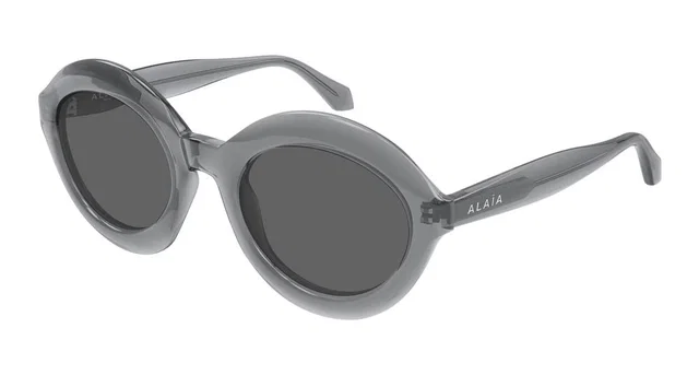 Azzedine Alaia Aa0088s Round Acetate Sunglasses — Grey in Grey from HEWI