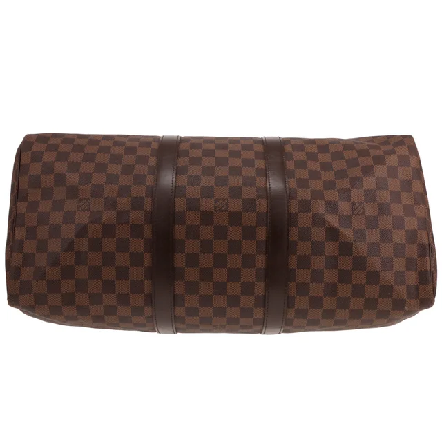 Louis Vuitton Keepall 50 travel bag in Brown Coated canvas from Collector Square, photo 2 of 4
