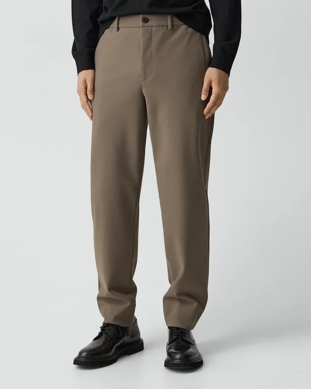 Theory Curtis Drawstring Pant in Precision Ponte in MOREL Shell: 73% Polyamide, 27% Elastane; Back: 73% Polyamide, 27% Elastane, photo 4 of 12 from Theory