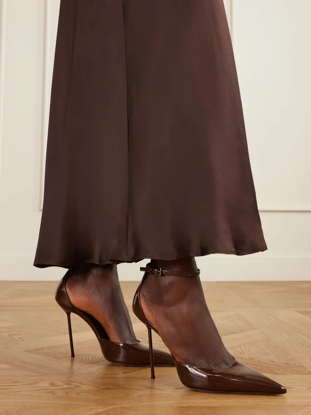 PARIS TEXAS Lidia 105 patent-leather pumps in Brown, photo 2 of 2 from NET-A-PORTER (Canada)