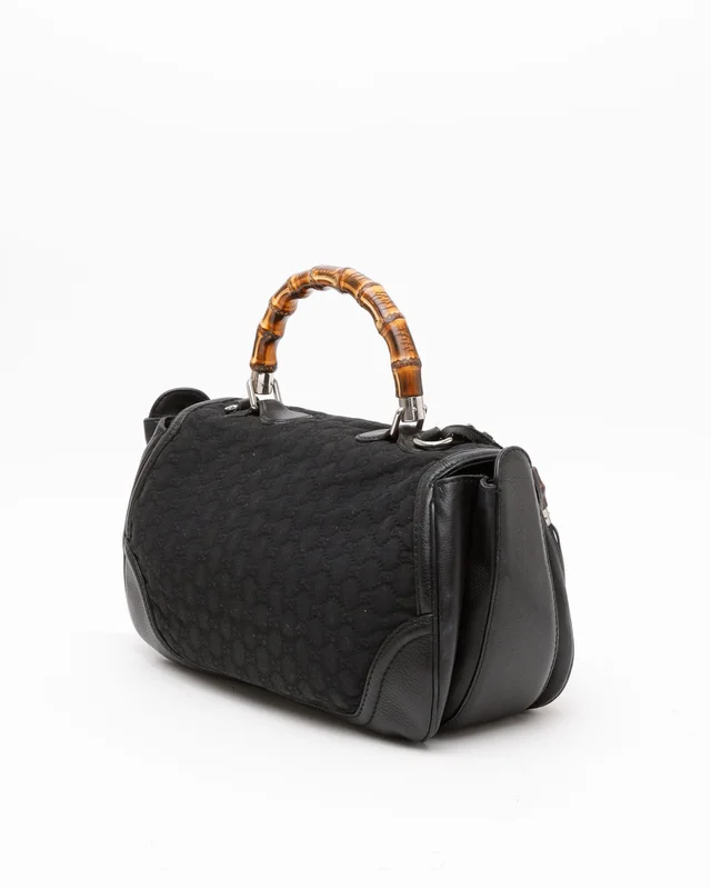 Gucci Large GG Bamboo Bag in Canvas from A Retro Tale, photo 3 of 13