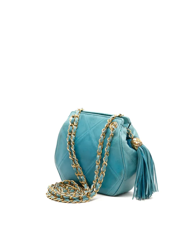 Chanel CC Tassel Bag in Suede from A Retro Tale, photo 3 of 11