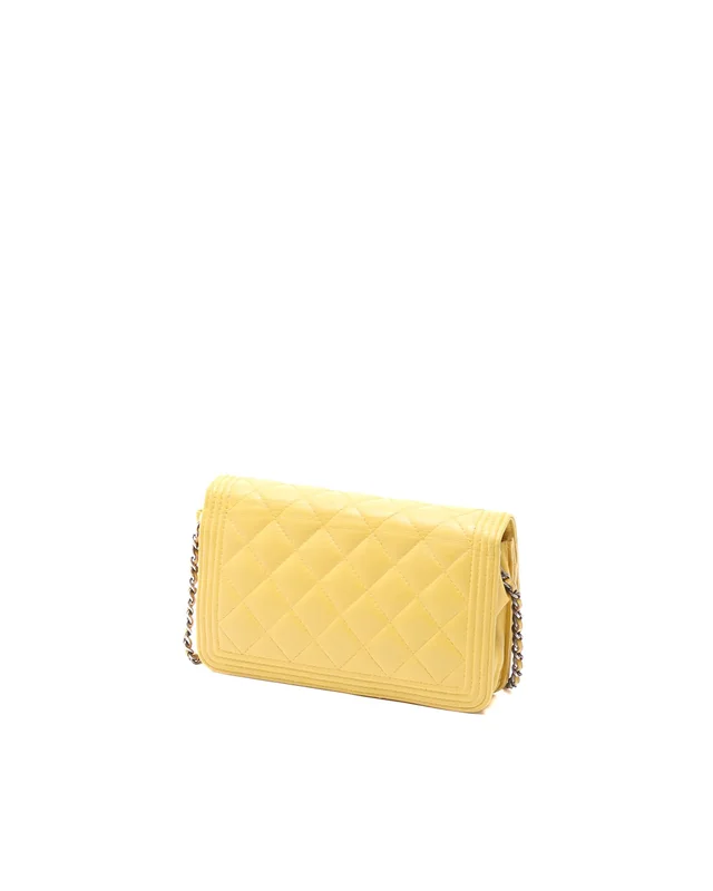 Chanel Boy Wallet On Chain Bag in Leather from A Retro Tale, photo 3 of 11