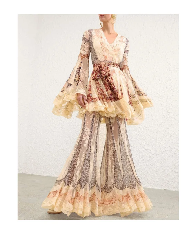 Zimmermann Valiant Panelled Wrap Mini Dress, photo 7 of 8 from SENSER