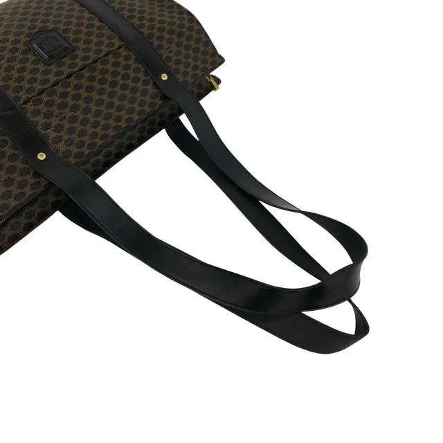Celine Macadam Leather Tote Bag in Brown Leather from LuxUness, photo 4 of 10