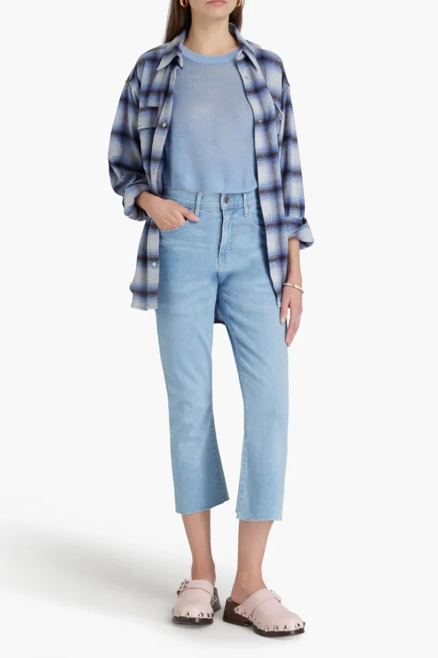 Veronica Beard Carly High-Rise Kick-Flare Jeans, photo 2 of 4 from THE OUTNET
