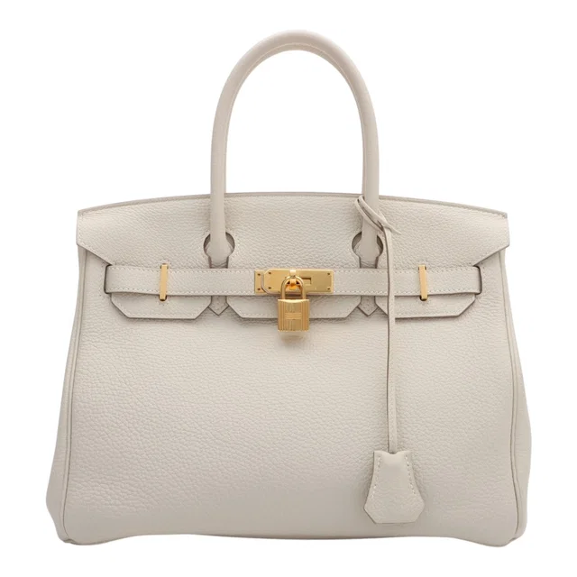 Hermès 2015 Birkin 30 Craie in White Togo leather from VINTAGE QOO TOKYO
