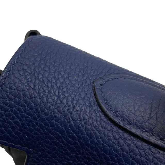 Hermès Kelly Retourne blue navy Togo Leather Size 35 in Navy Togo leather from GALLERY RARE, photo 9 of 17