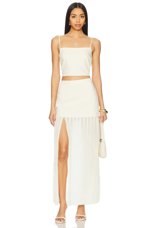 4th & Reckless Lucian Crop Top in Cream, photo 4 of 4 from REVOLVE (Canada)