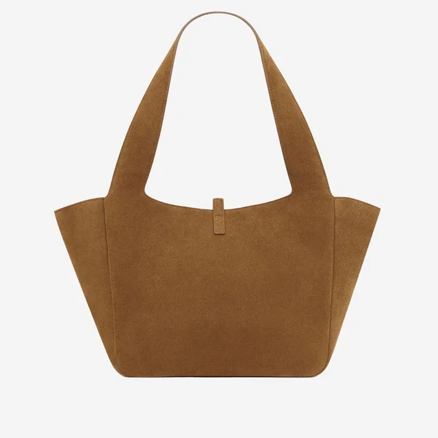 Saint Laurent Shoulder Bag — Beige Suede in Beige Suede from HEWI