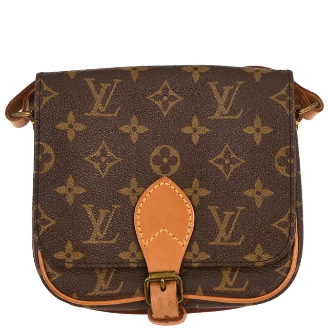 Louis Vuitton Monogram Cartouchiere PM Shoulder Bag M51254 in Coated canvas from AMORE Vintage Tokyo