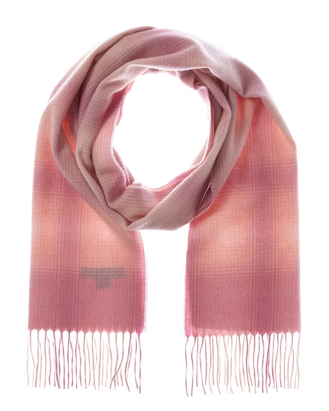Amicale Cashmere Ombre Windowpane Cashmere Scarf, image 1 of 1 from Rue La La