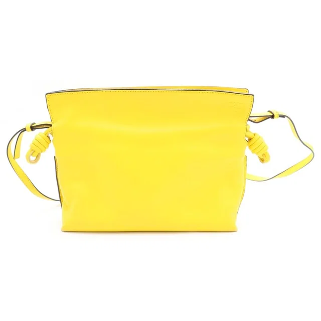 Loewe Mini Flamenco Clutch in Yellow Calfskin from The Reluxe