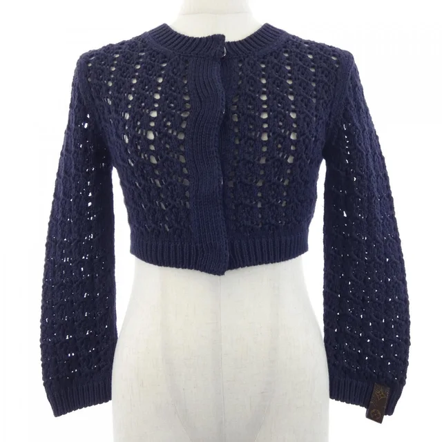 Louis Vuitton Cardigan Navy in Navy Cashmere from The Reluxe