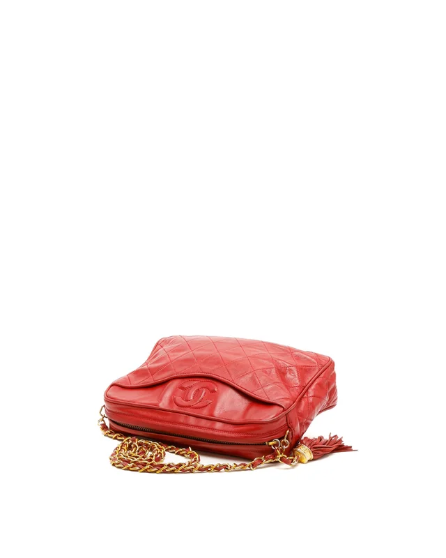 Chanel CC Camera Tassel Bag in Leather from A Retro Tale, photo 4 of 11