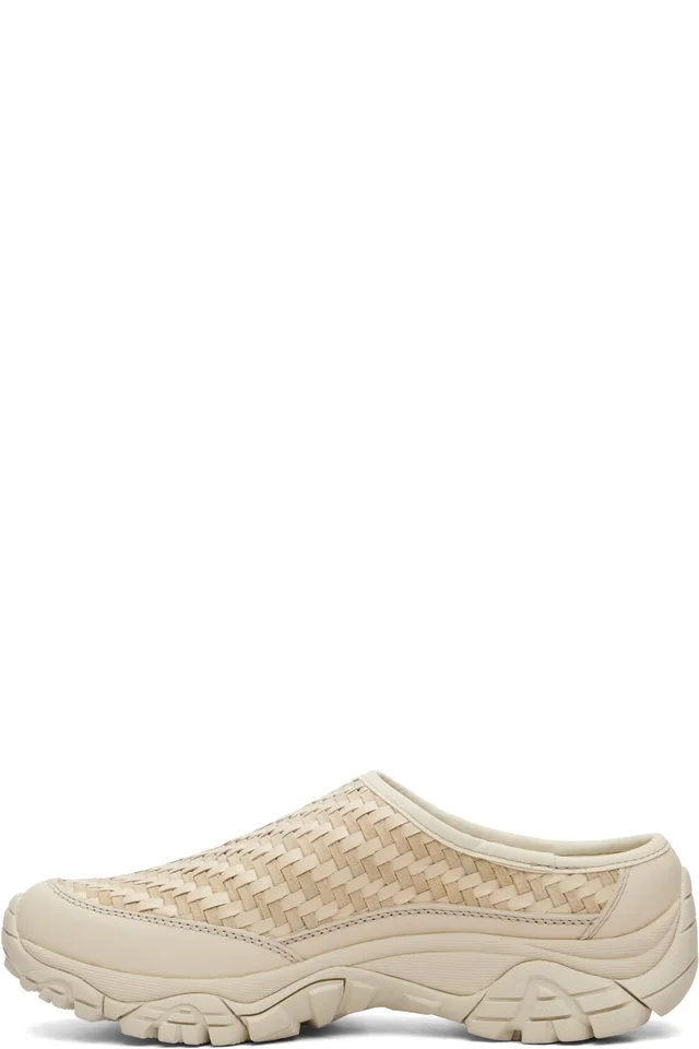 Merrell 1TRL Off-White Moab 2 Leather Slide Flats, photo 3 of 5 from SSENSE