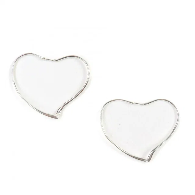 Tiffany & Co. Silver Heart Earrings in gray|silver from Poshmark