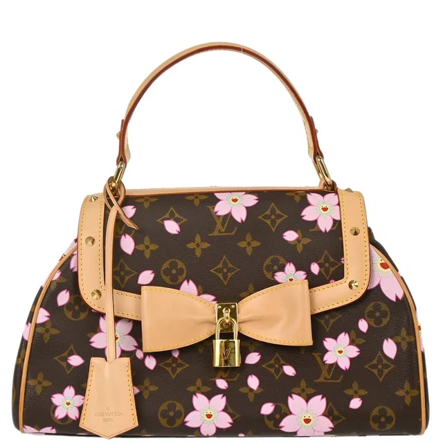Louis Vuitton 2003 Monogram Cherry Blossom Sac Retro PM Handbag M92012 in Canvas from AMORE Vintage Tokyo