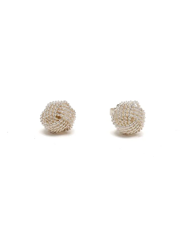 Tiffany & Co. Twist Knot Silver Earrings in Silver from A Retro Tale