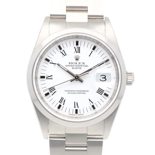 Rolex Date Oyster Perpetual Watch Stainless Steel Automatic from The Reluxe