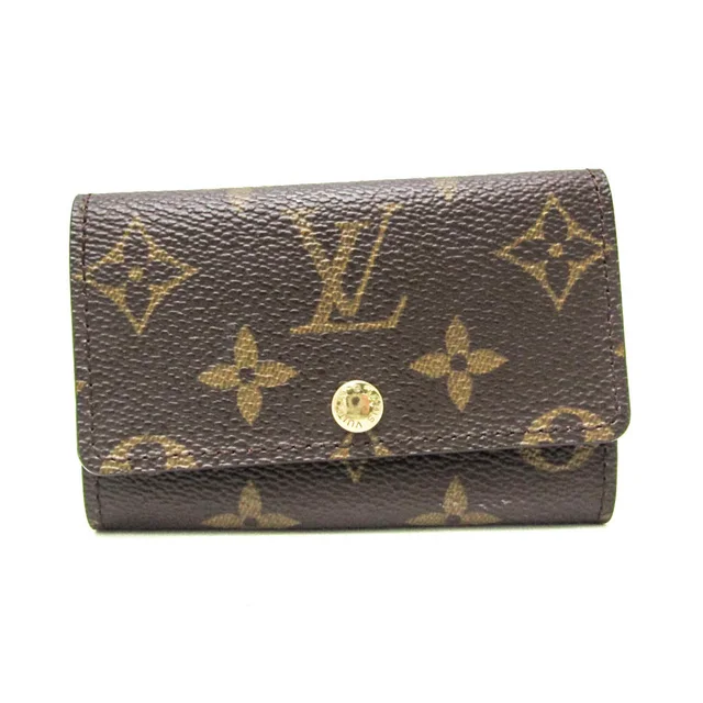 Louis Vuitton Multicle 6 M62630 Women,Men Monogram Key Case Monogram in Brown Monogram from Elady