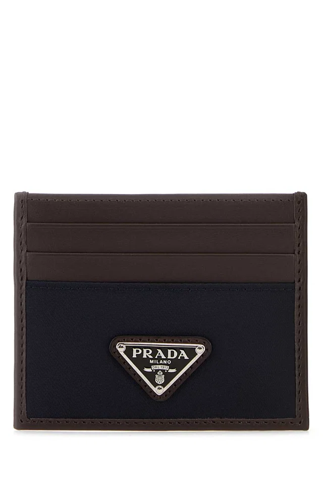 Prada Milano Card Case — Brown Cases in Brown Nylon from HEWI