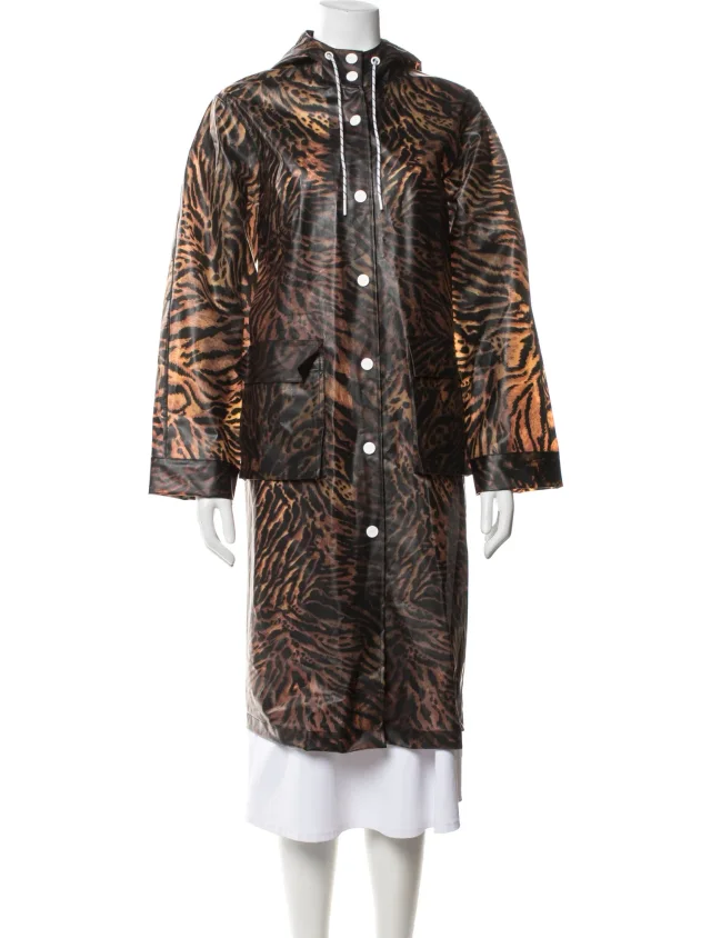 GANNI Animal Print Coat from The RealReal