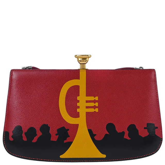 Hermès Red Courchevel Sac a Malice Shoulder bag in Red from AMORE Vintage Tokyo