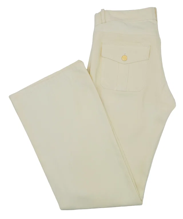 Celine Cream Jeans in White from Luxury Promise