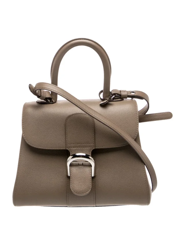 Delvaux Leather Brillant PM w/ Tags in red|brown Leather from The RealReal