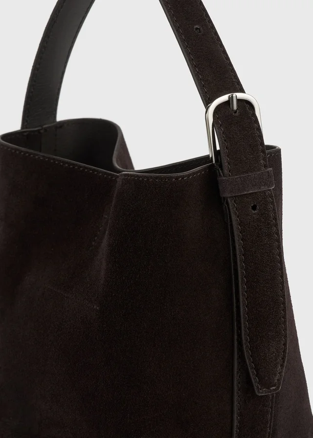 Toteme belted suede tote bag, photo 6 of 7 from SENSER