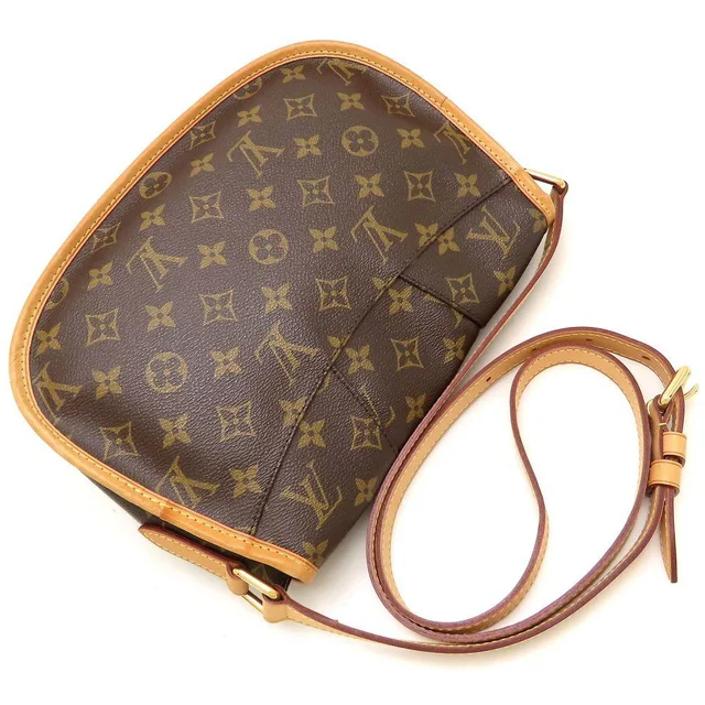Louis Vuitton Menilmontant Monogram Shoulder Bag in Brown Canvas from LuxUness, photo 4 of 9