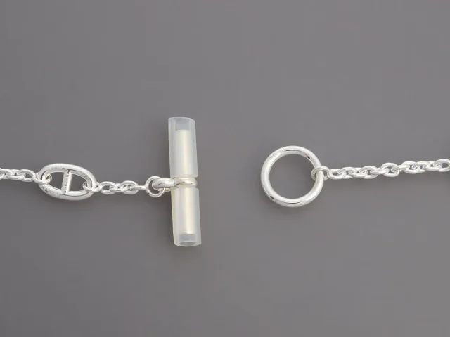 Hermès Sterling Silver Farandole Necklace 160 in Silver from Ann's Fabulous Finds, photo 4 of 6