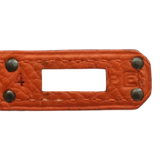 Hermès 2001 Kellyad PM Orange in Orange Togo leather from VINTAGE QOO TOKYO, photo 10 of 13