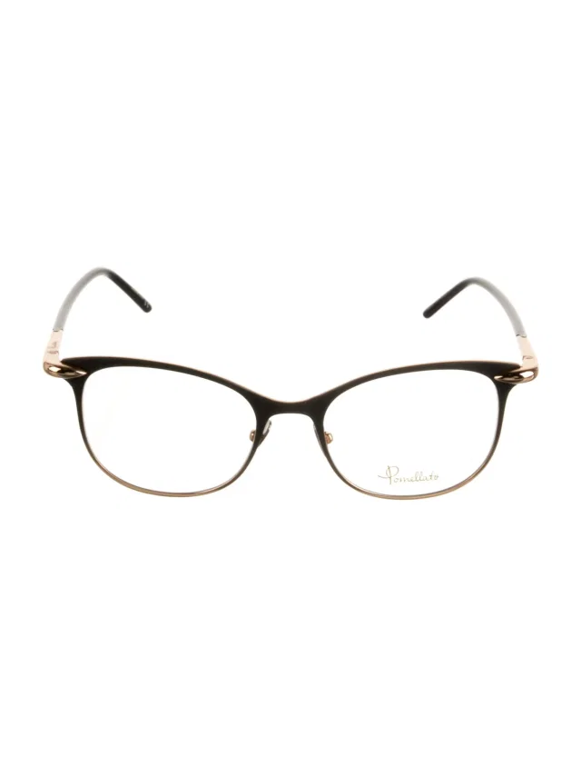 Pomellato Wayfarer Eyeglasses w/ Tags in black from The RealReal