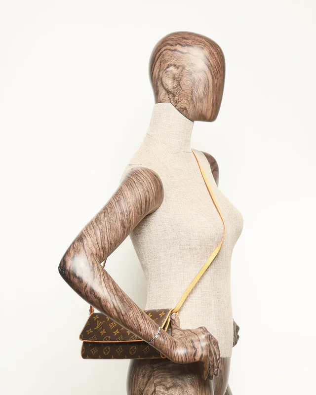 Louis Vuitton Monogram Pochette Twin GM Bag in Coated canvas from A Retro Tale, photo 9 of 9