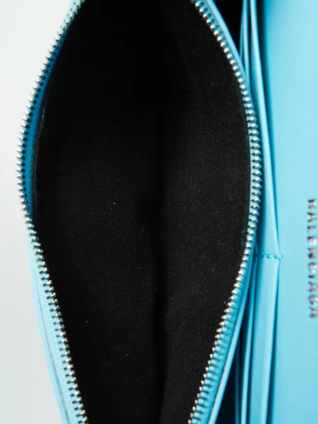 Balenciaga Azur Calfskin Leather Hourglass Chain Crossbody Bag in Calfskin from Yoogis, photo 9 of 10