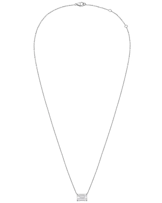 Diana M Lab Grown Diamonds Diana M. 14K 4.00 ct. tw. Lab-Grown Diamond Pendant Necklace, image 1 of 1 from Rue La La