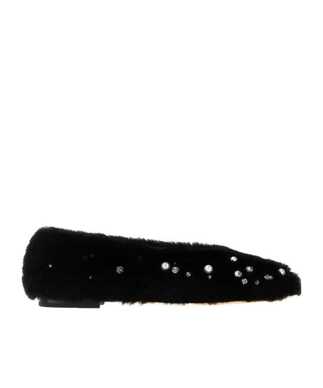 Jimmy Choo Margot Embellished Flat Shoes, image 1 of 1 from SENSER
