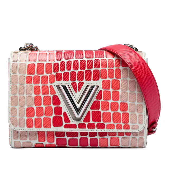 Pink Louis Vuitton Epi Patchwork Twist MM Crossbody Bag in Pink Leather from Designer Revival