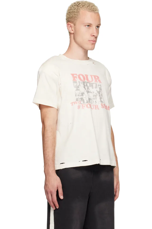 424 Off-White Collage Rolling Stones T-shirt, photo 2 of 4 from SSENSE