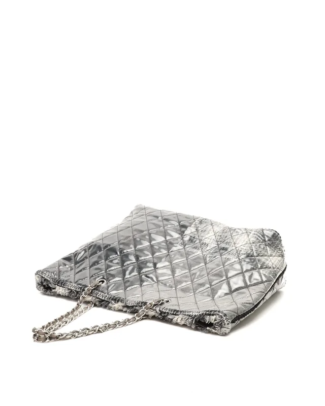 Chanel Funny Tweed Patchwork Shopping Tote Bag in Tweed from A Retro Tale, photo 5 of 11