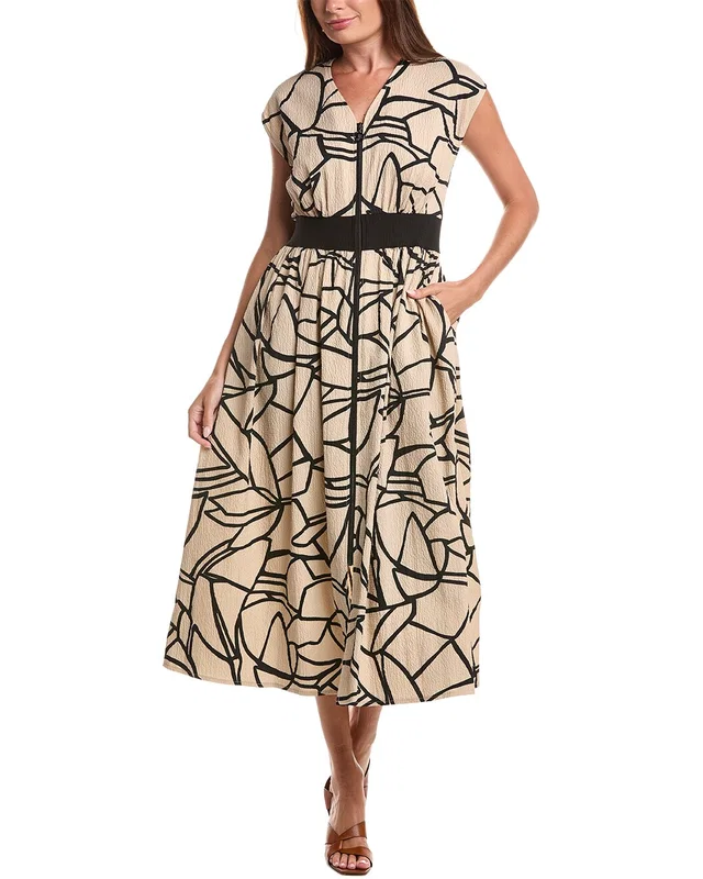 Joseph Ribkoff Sleeveless Midi Dress, image 1 of 1 from Gilt