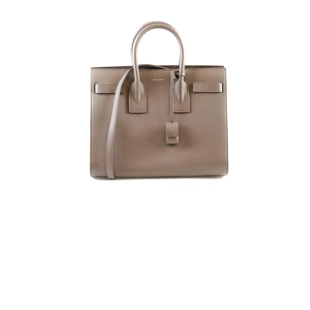 Saint Laurent Sac De Jour Small Grey in Grey Leather from The Purse Affair