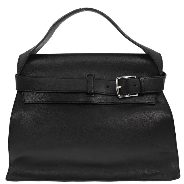 Hermès 2012 Black Evergrain Etribelt Handbag in Black from AMORE Vintage Tokyo