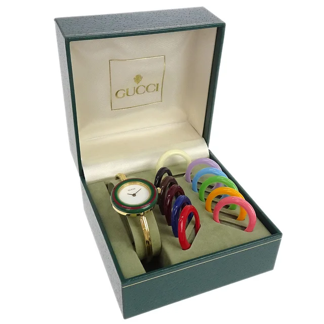 Gucci 11/12.2 Change Bezel Chameleon Quartz Watch SS from AMORE Vintage Tokyo