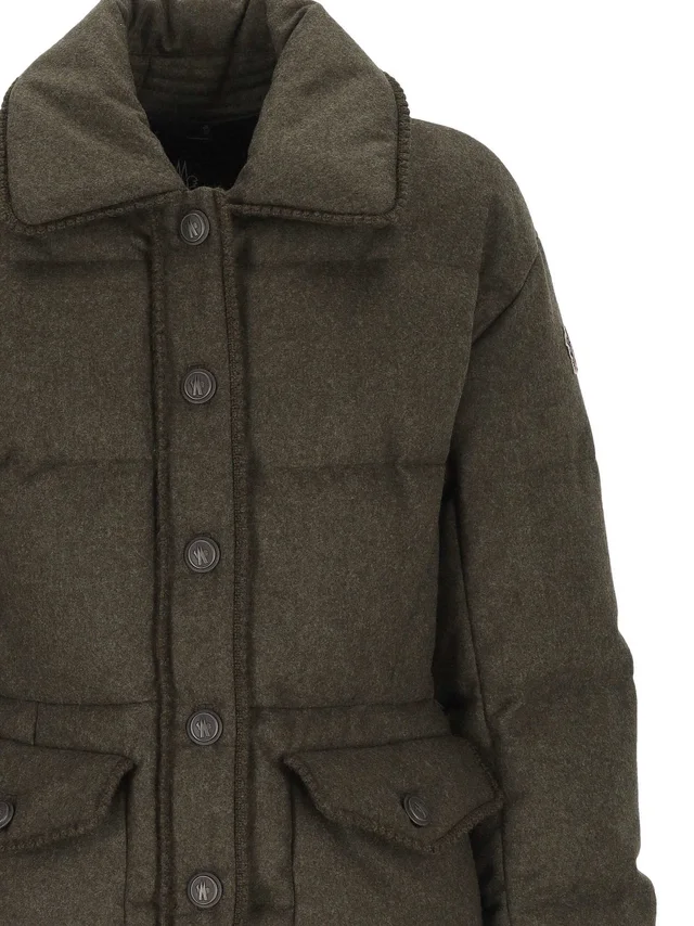 Moncler Grenoble Monteain Loden Short Down Jacket, photo 2 of 8 from SENSER